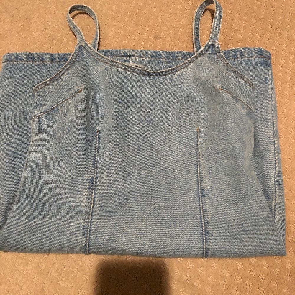 F21 denim dress